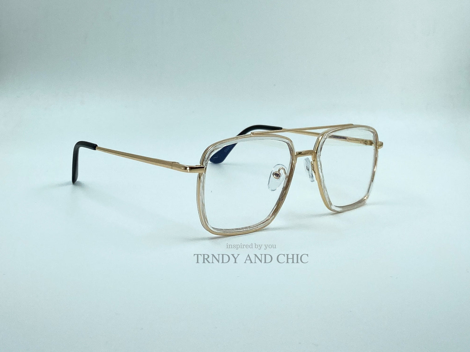 Lunettes transparentes CARLO clear - TRNDY and Chic